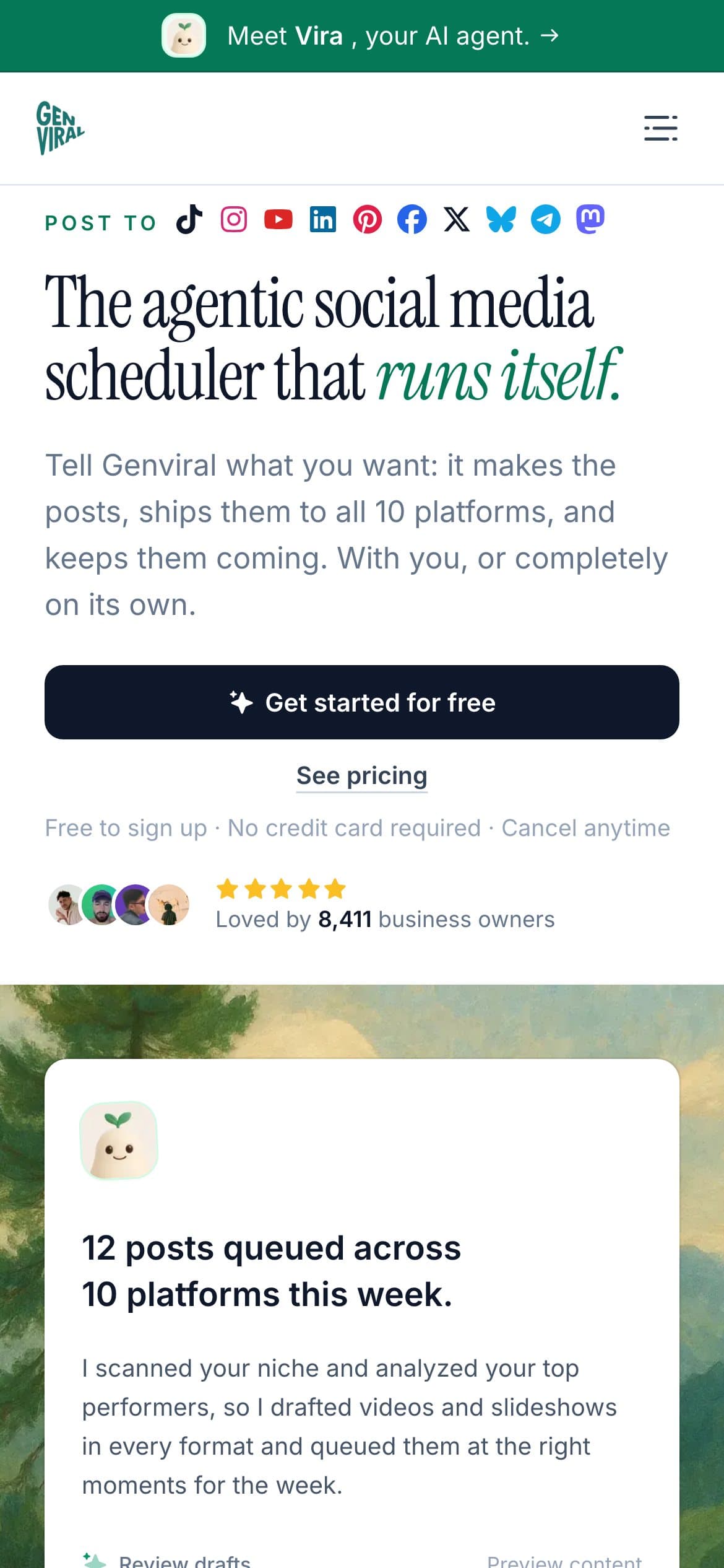 Genviral on mobile