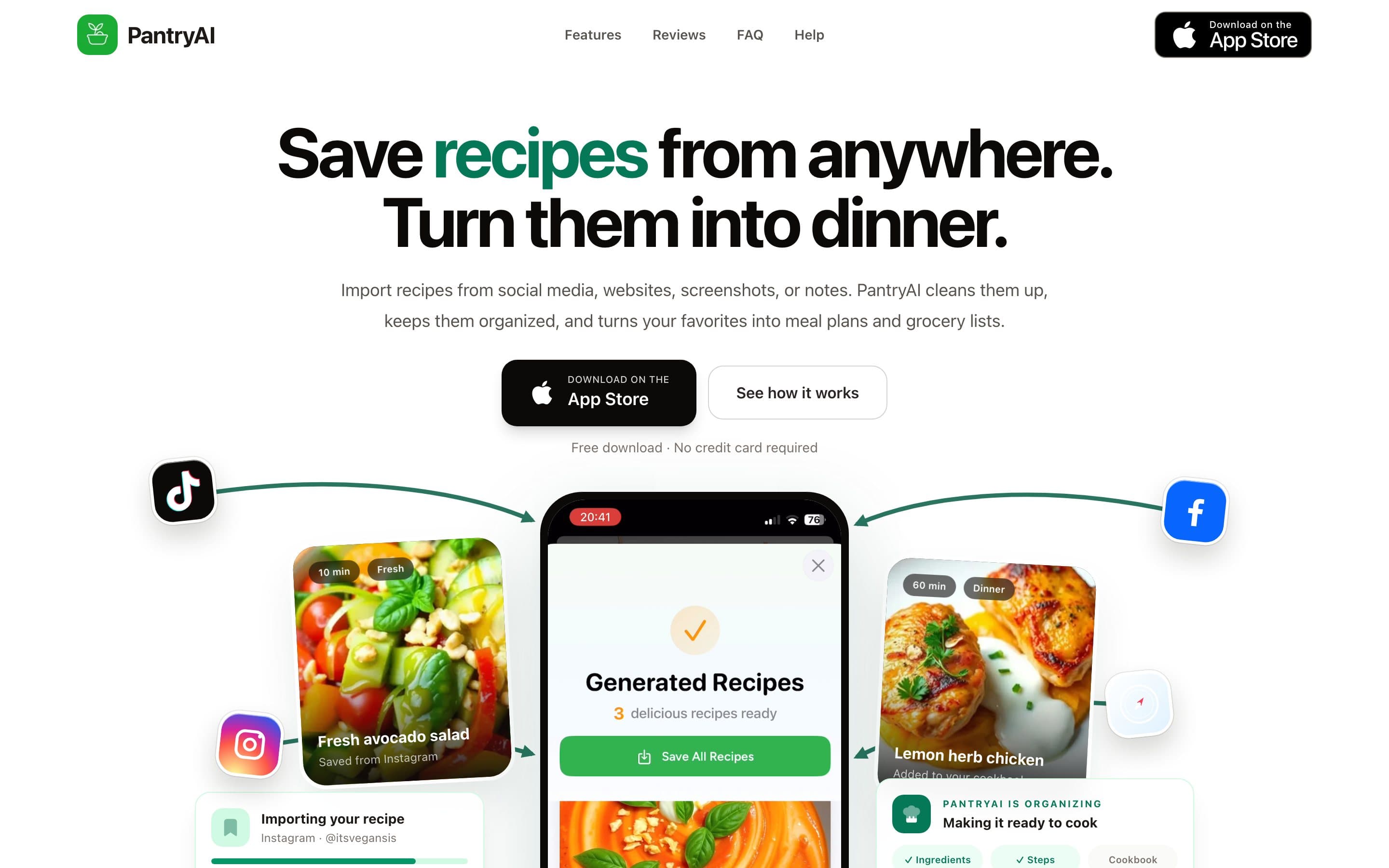PantryAI product screen